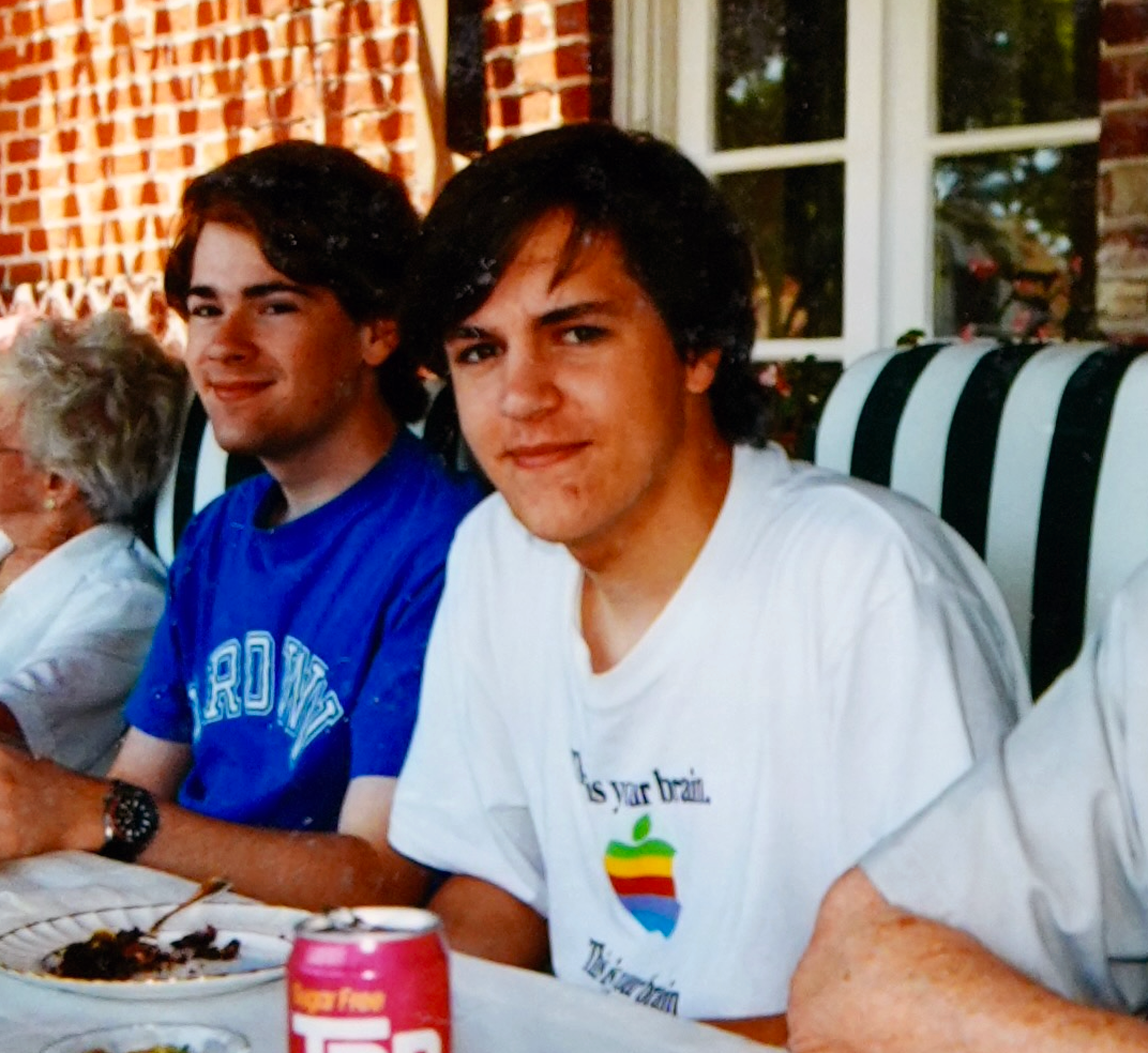 Mark Weaver (left) and Will Price (right), 1991